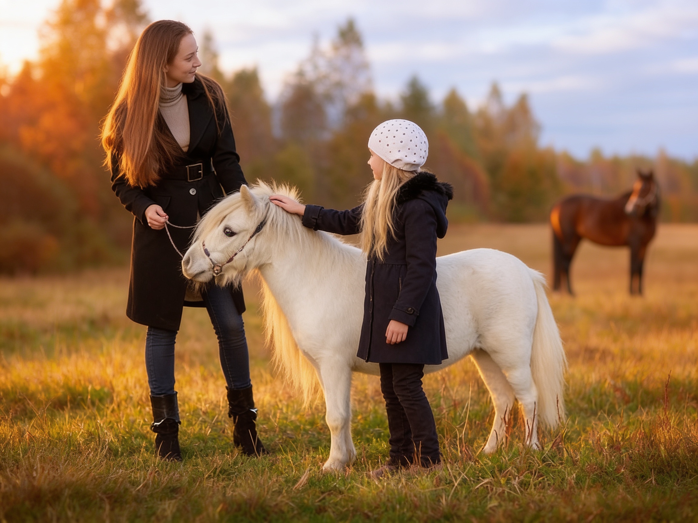 Promenades en poney