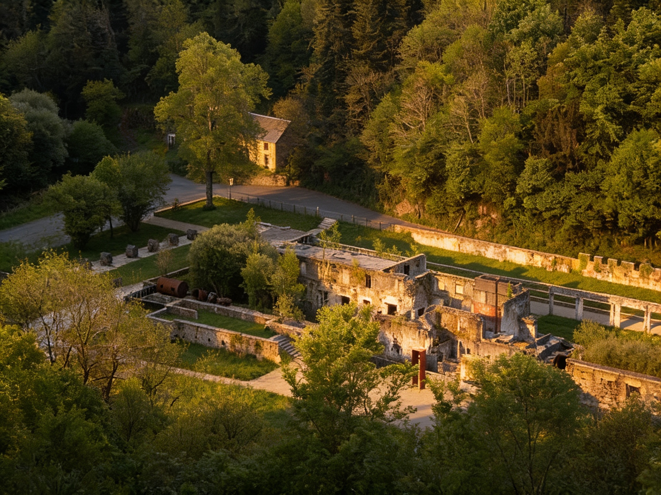 Site des papeteries Vallée en vallée du Léguer